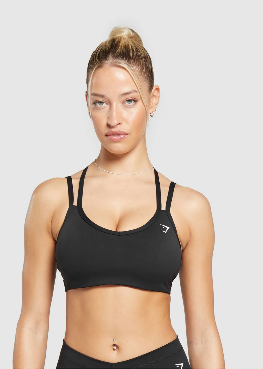 Strap Feature Sports Bra
