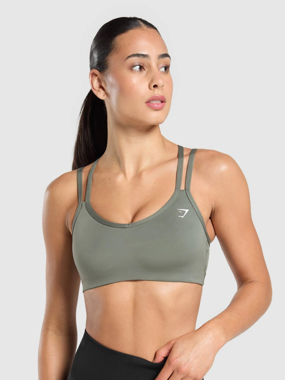 Strap Feature Sports Bra
